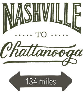 Nashville to Chattanooga 134 miles