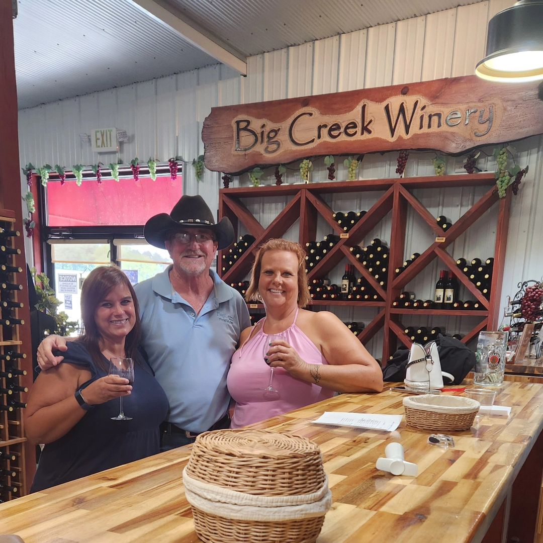 Owner with guests