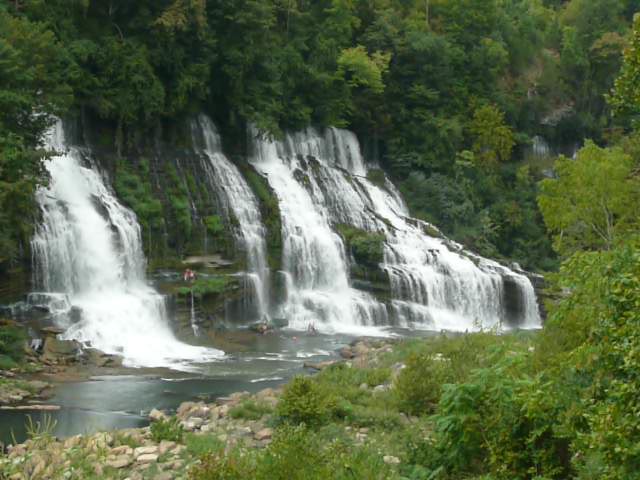 The land of falling water.