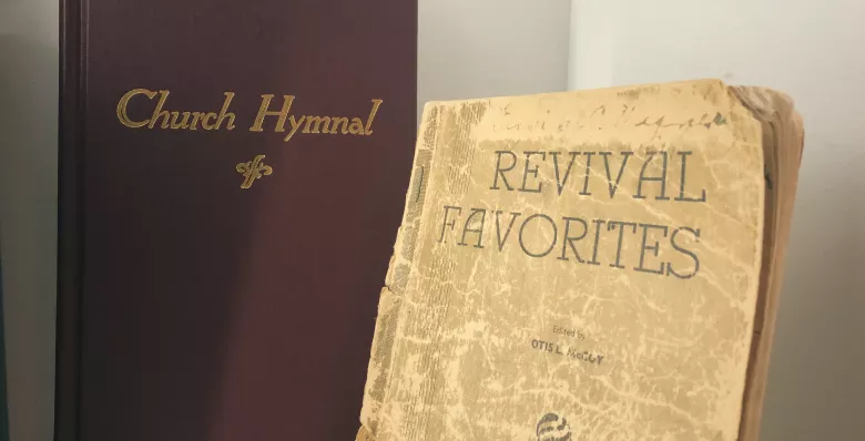 Hymnal at Museum Center at 5ive Points in Cleveland TN