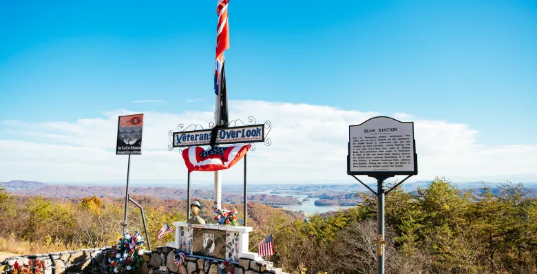 Veterans Overlook at Clinch Mountain in Bean Station, TN