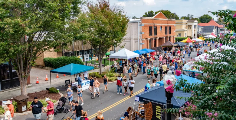 Downtown Gallatin in Sumner County, TN.
