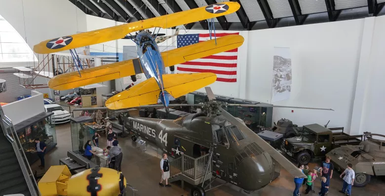 Military exhibit at Discovery Park of America in Union City, TN