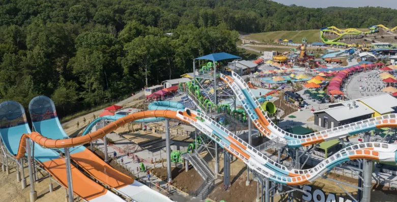 Watercoasters at Soaky Mountain Water Park