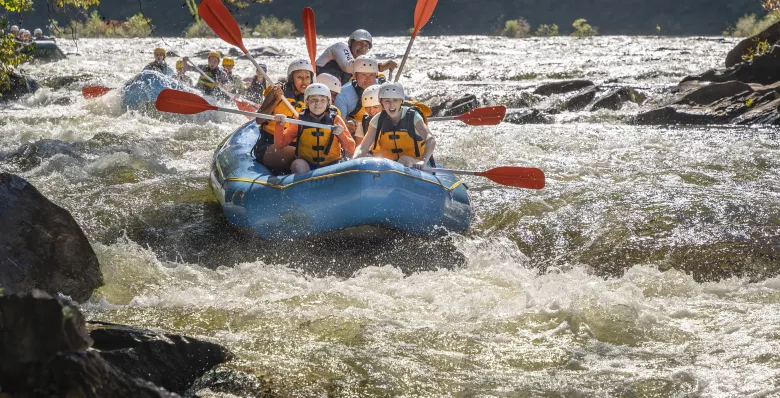 Rafting at The Ocoee River Corridor