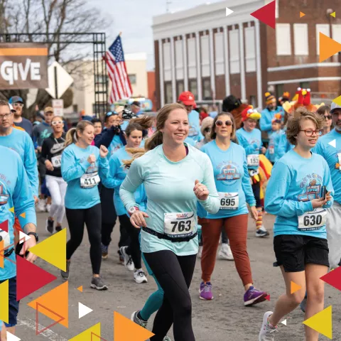 Give  'N Gobble 5K Starting Line