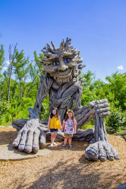 Anakeesta's friendly giant, Willow in Gatlinburg TN