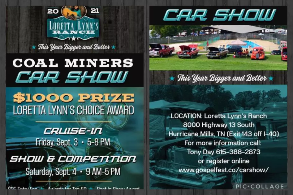 Car Show with $1000 Loretta Lynn Choice Award