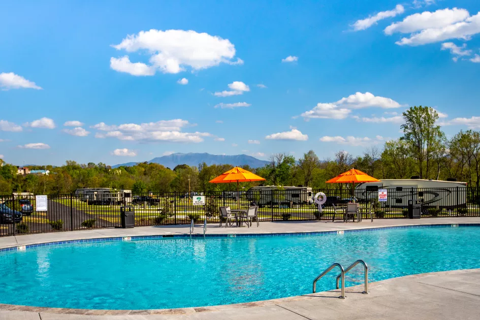 The pool at PFL