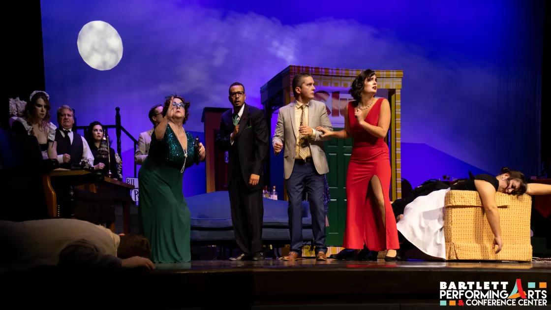 Ensemble shot of CLUE cast