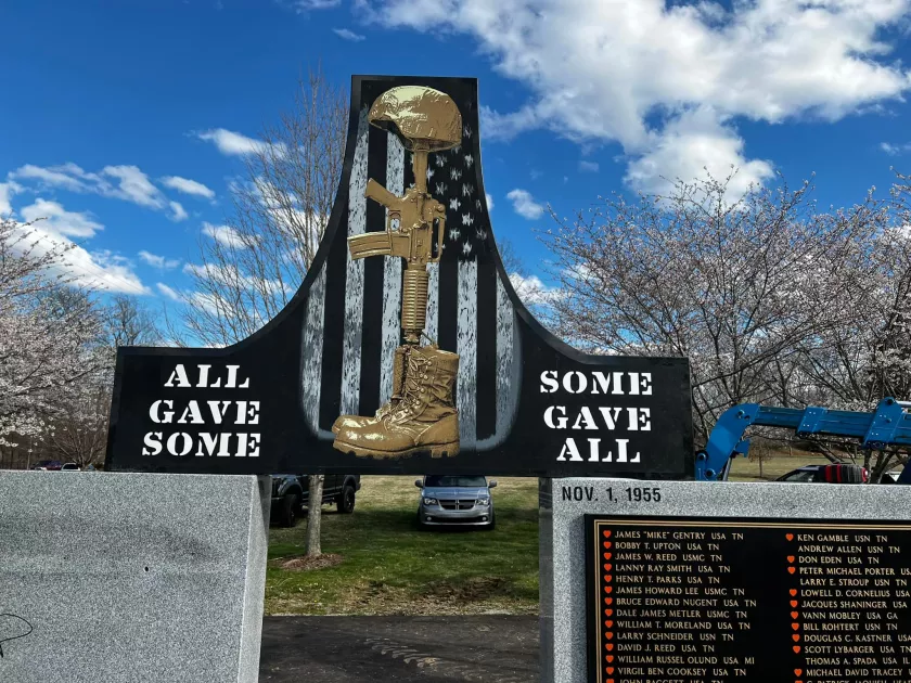 Orange Heart Memorial:  All gave some, some gave all.