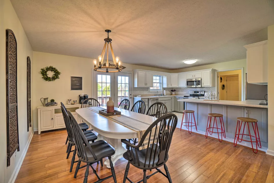Dining room and Kitchen
