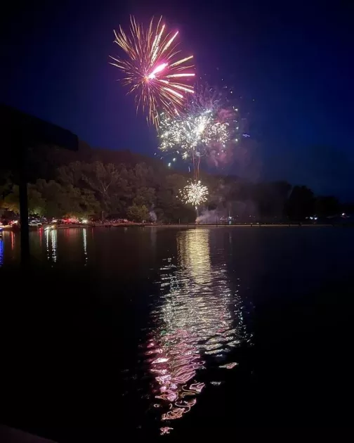 Fireworks above TN River