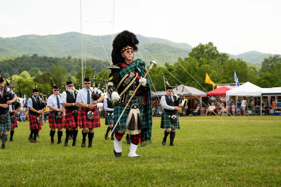 Smoky Mountain Scottish Festival Pipping &amp; Drumming