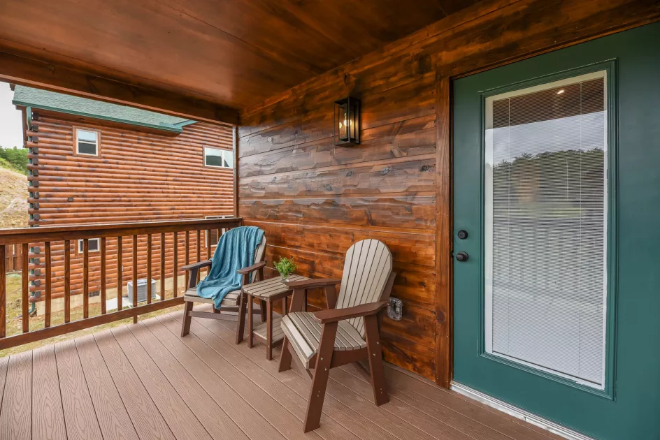 Covered Patio Area to Take In The Sunsets