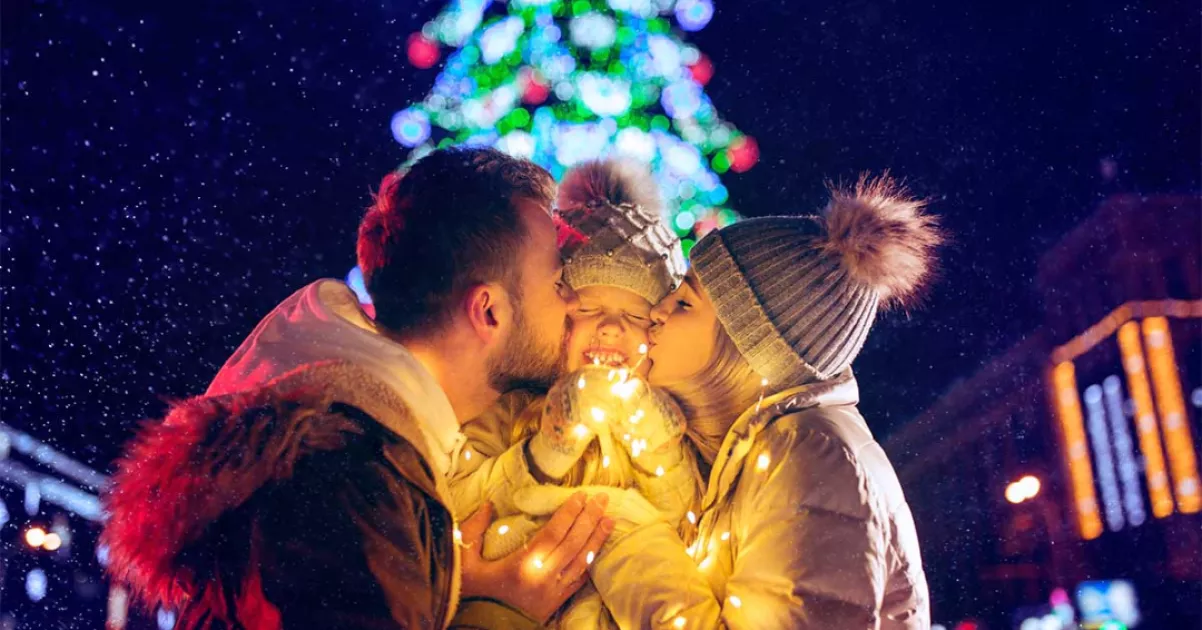 Experience a magical Christmas light show at Lucky Ladd Farms near Nashville. Enjoy a mile of dazzling displays, live nativity, and holiday fun!