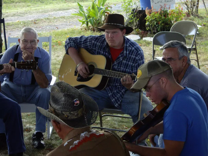 Music under the trees