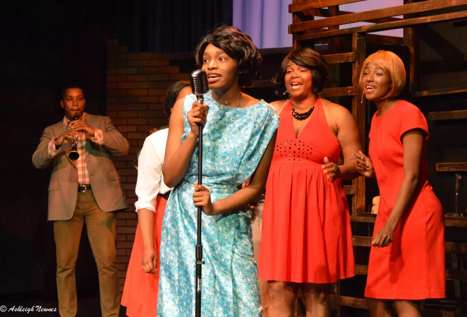 Volunteers performing in Memphis the Musical
