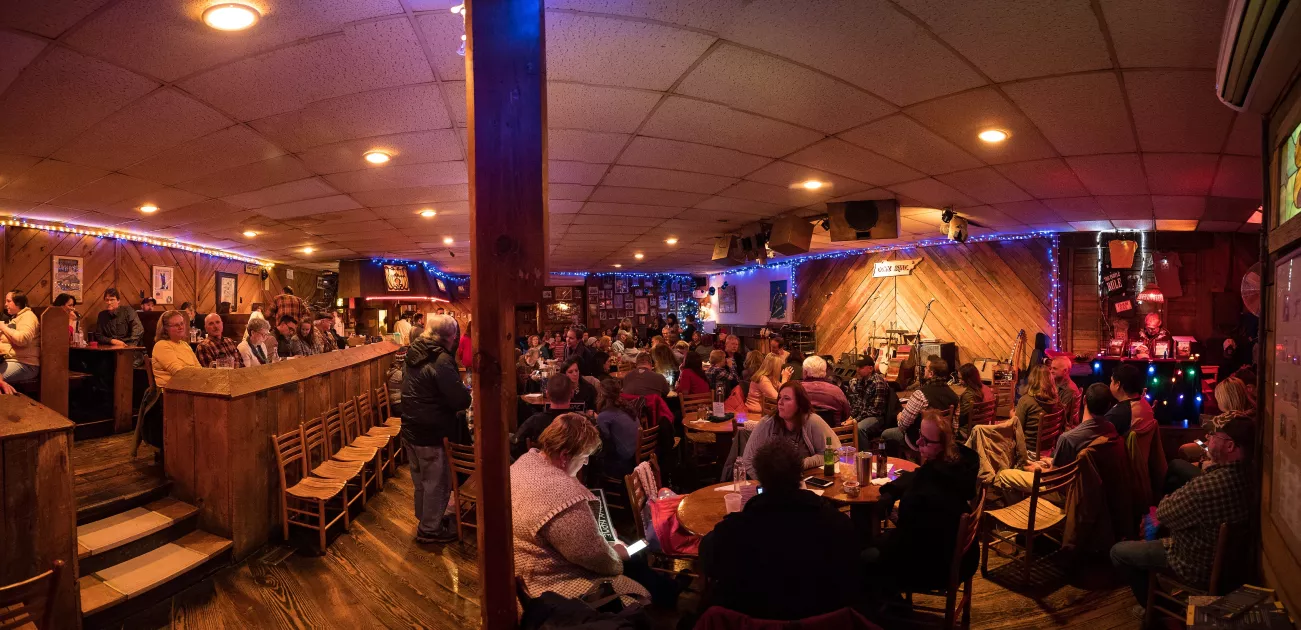 Crowd at The Down Home
