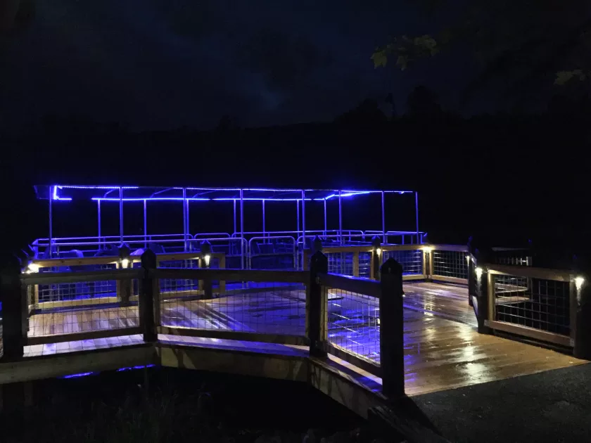 Take a ride on our barge! We have day and night tours!