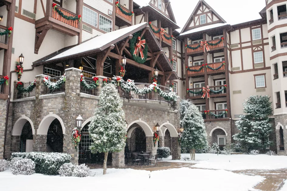 A dreamy white Christmas when the Inn is covered in snow