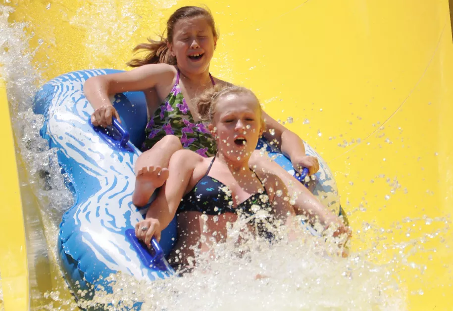 Exciting water slides at Soak Ya Water Park