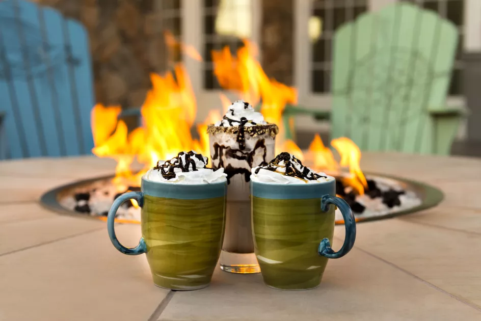 Hot Drinks by the Bonfire