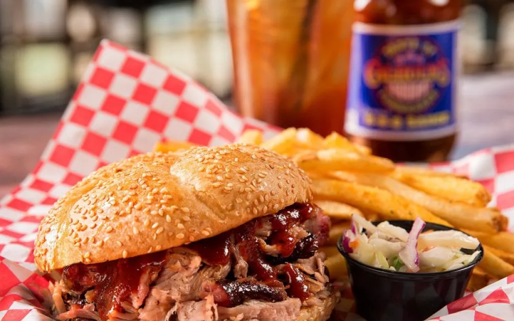 Tennessee BBQ at Calhoun's on the river