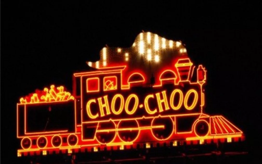 Historic Chattanooga Choo Choo holiday lights