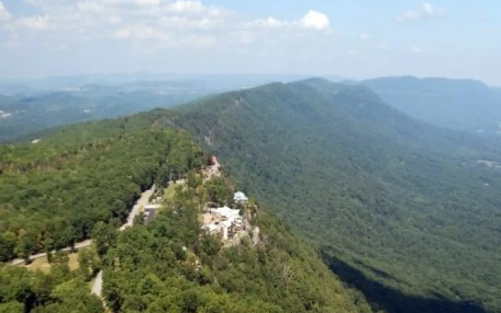 Aerial view of McCloud Mountain Resort