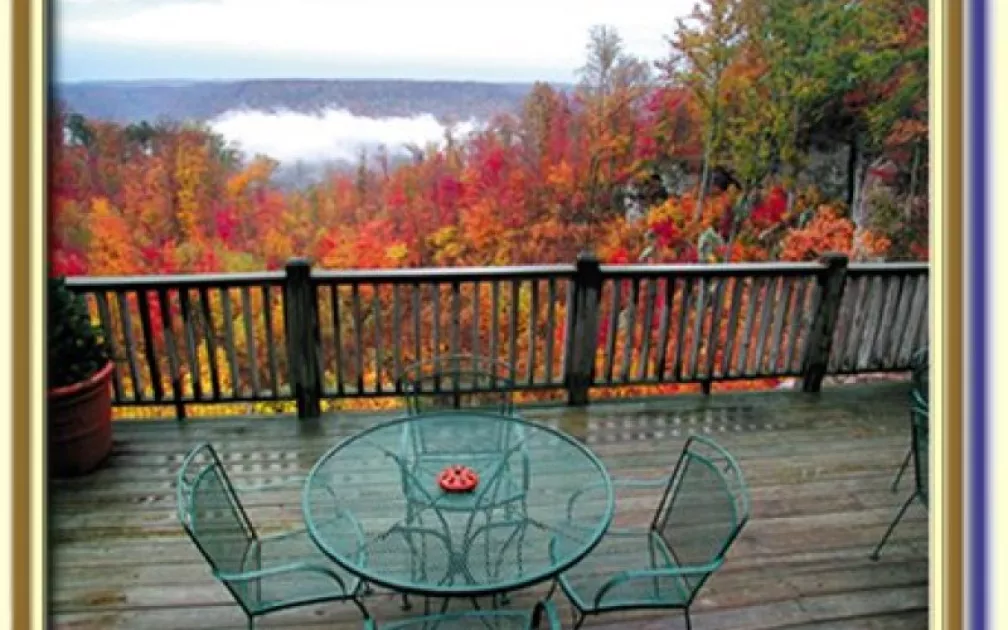 The view of Middle Tennessee's Cumberland Plateau from seven of our B&amp;B Guest Rooms